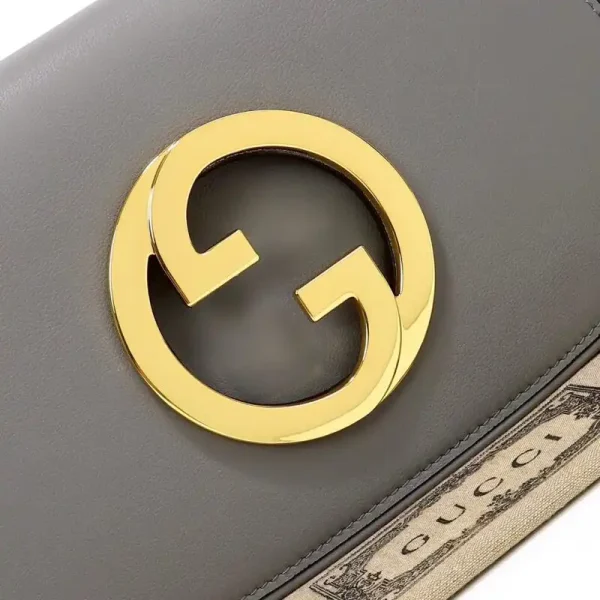 Gucci  Blondie Leather Grey - Image 2