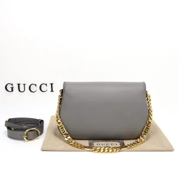 Gucci  Blondie Leather Grey - Image 9