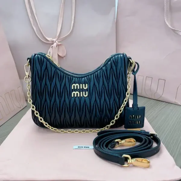 Miu Miu Matelassé Black