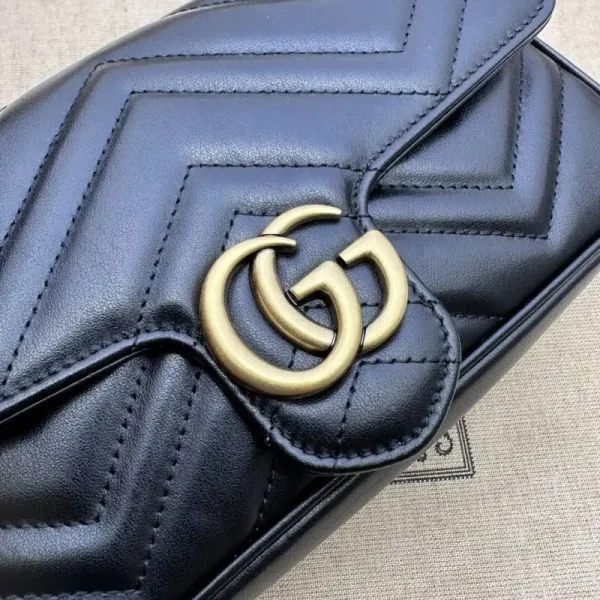 Gucci Matelassé  Mini Black - Image 5