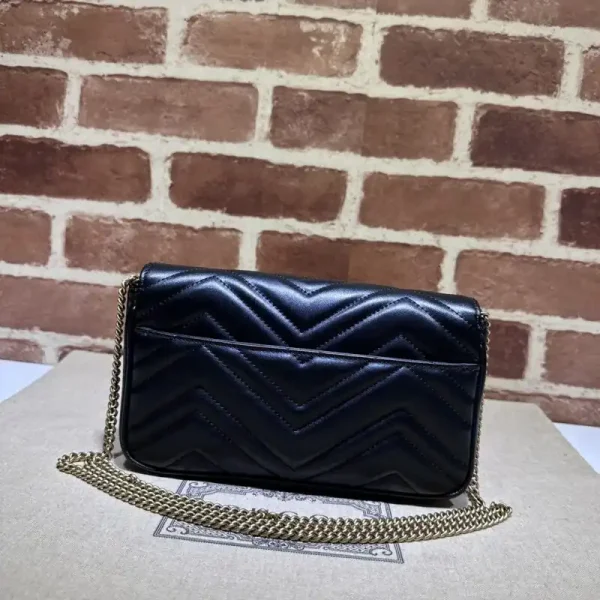 Gucci Matelassé  Mini Black - Image 6
