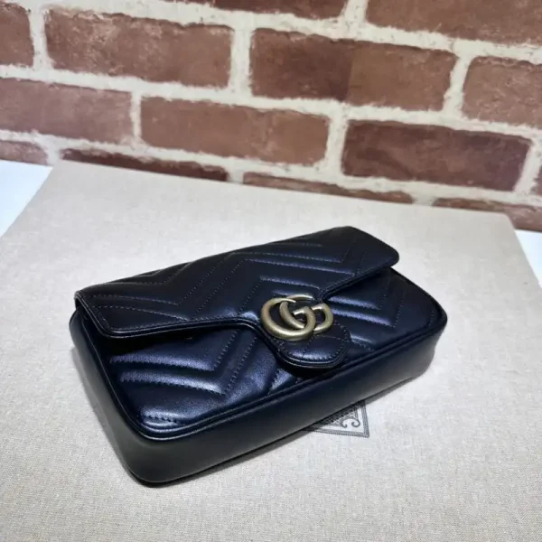 Gucci Matelassé  Mini Black - Image 7