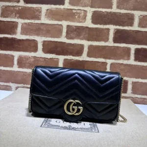 Gucci Matelassé  Mini Black