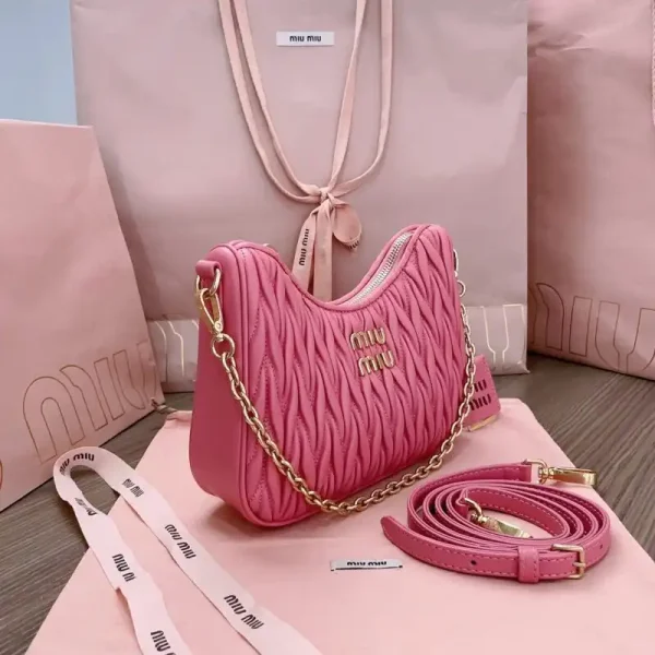Miu Miu Matelassé Pink - Image 4