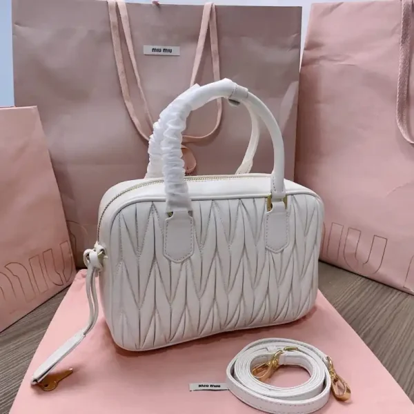 Miu Miu Arcadie Medium White - Image 4