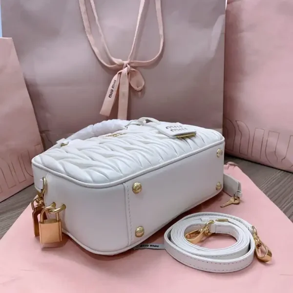 Miu Miu Arcadie Medium White - Image 8