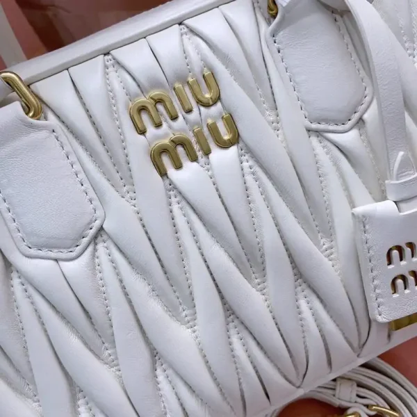 Miu Miu Arcadie Medium White - Image 9