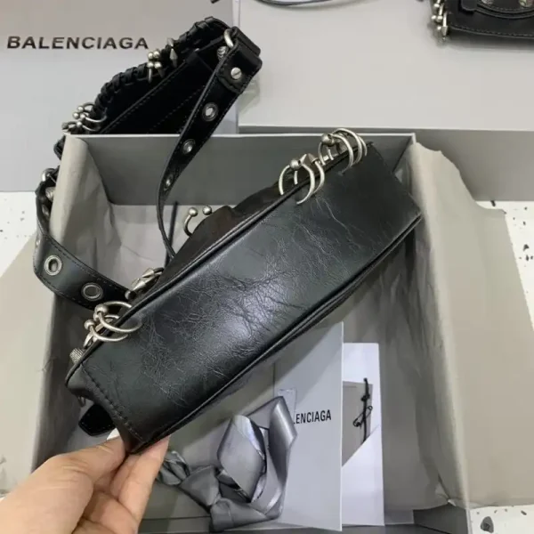 Balenciaga Le Cagole Black Silver - Image 3