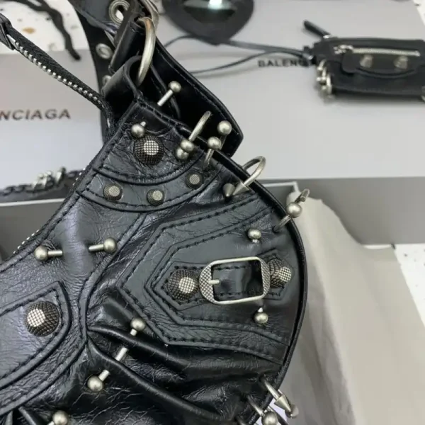 Balenciaga Le Cagole Black Silver - Image 4
