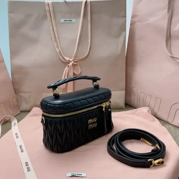 Miu Miu Cosmetic Bag Black - Image 2