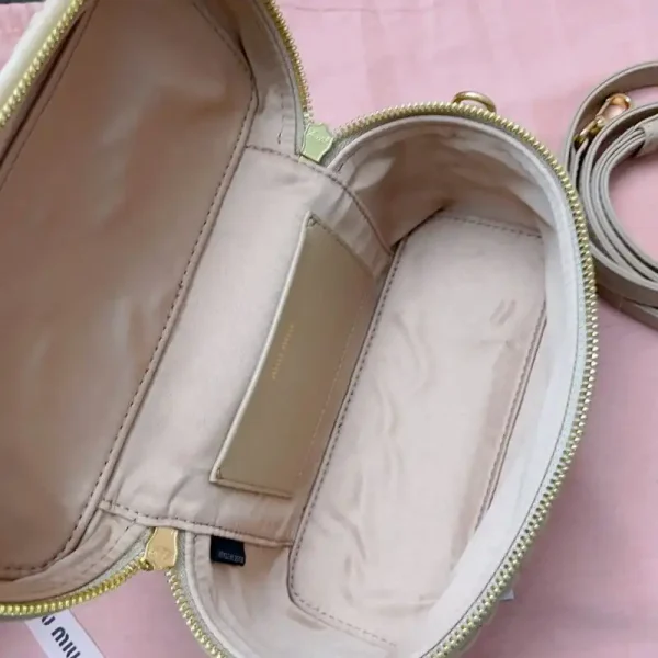Miu Miu Cosmetic Bag Milk Tea - Image 2