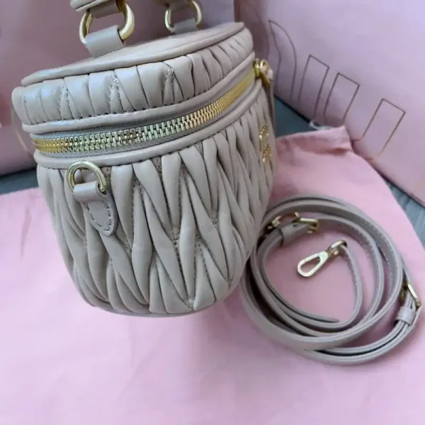 Miu Miu Cosmetic Bag Beige - Image 5