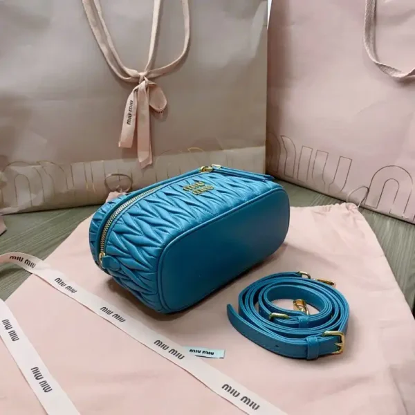 Miu Miu Cosmetic Bag Blue - Image 9