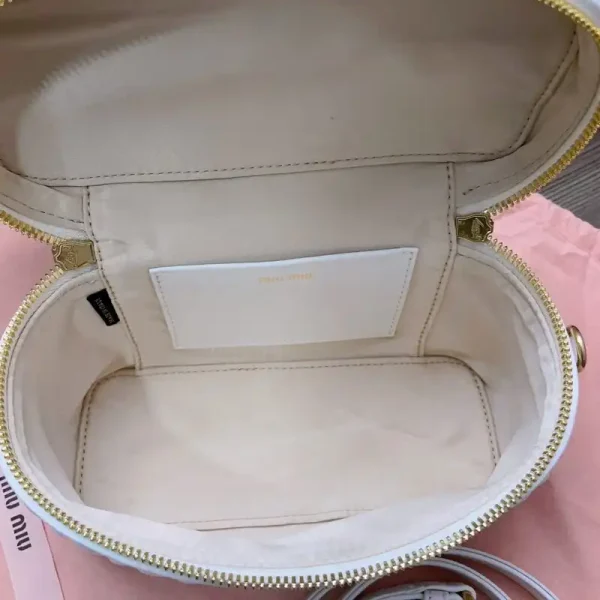 Miu Miu Cosmetic Bag White - Image 3