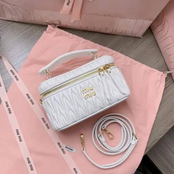 Miu Miu Cosmetic Bag White - Image 8
