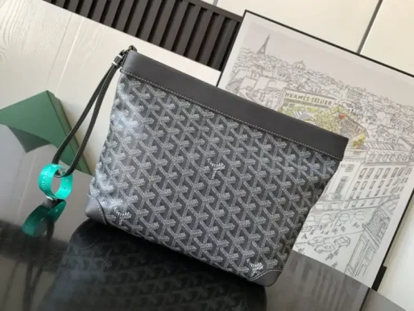 Goyard Conti Pouch Grey