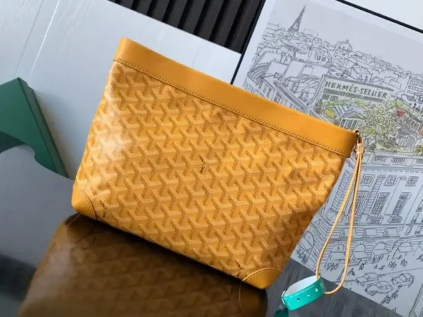 Goyard Conti Pouch Yellow - Image 2
