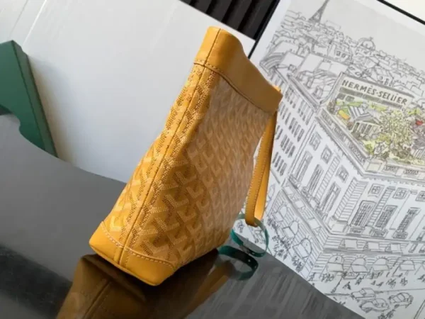Goyard Conti Pouch Yellow - Image 6