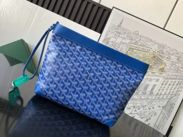 Goyard Conti Pouch Blue