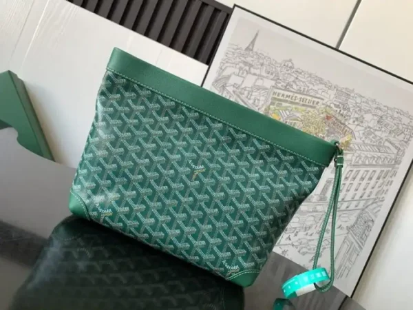 Goyard Conti Pouch Green - Image 2
