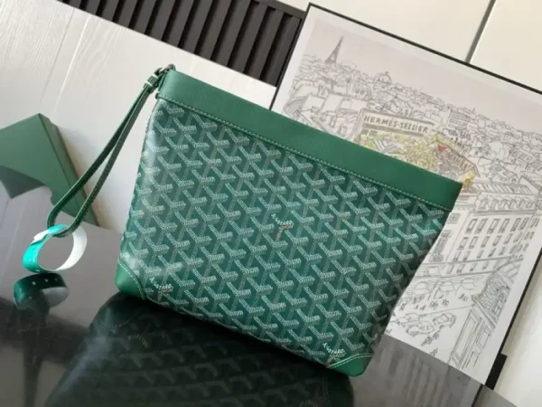 Goyard Conti Pouch Green
