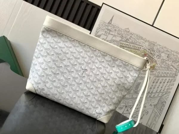 Goyard Conti Pouch White - Image 6