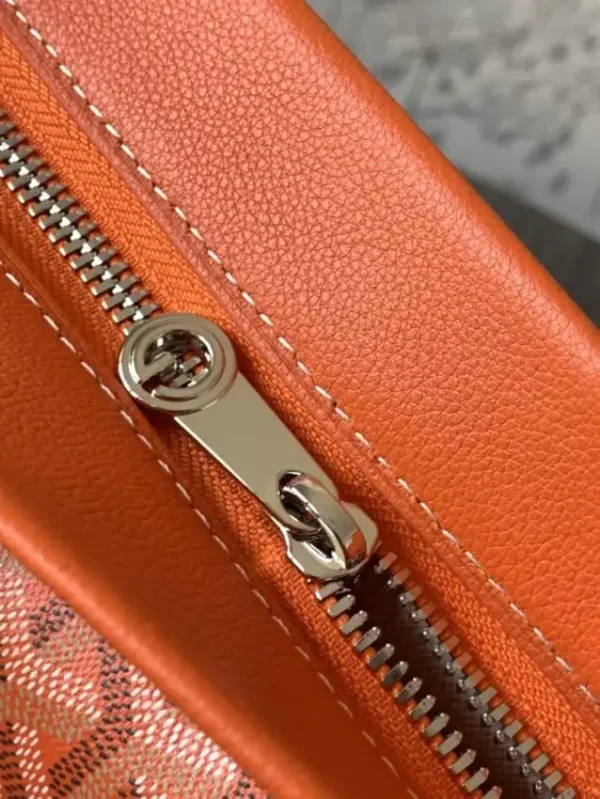 Goyard Conti Pouch Orange - Image 4