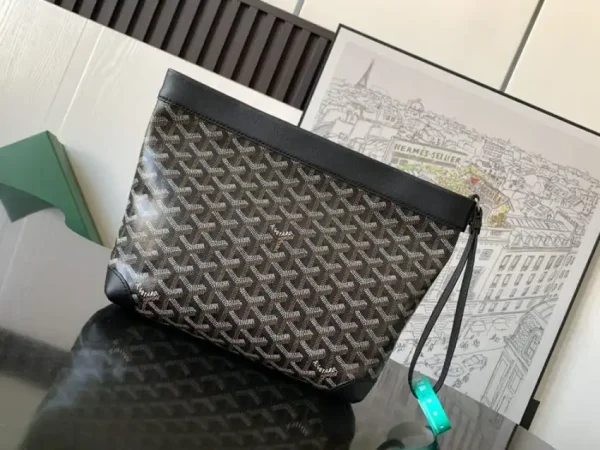 Goyard Conti Pouch Black - Image 9