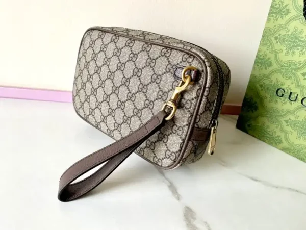 Gucci Ophidia  GG Clutch Beige - Image 2