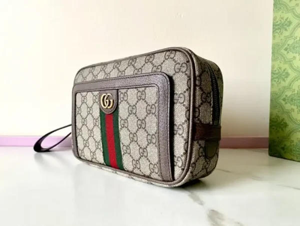 Gucci Ophidia  GG Clutch Beige - Image 3