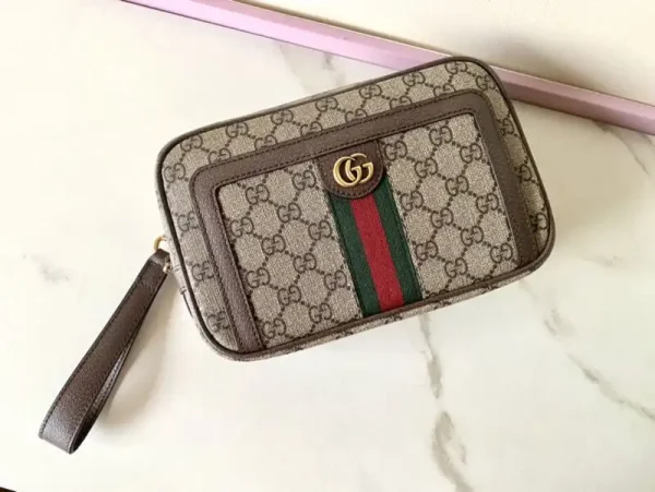 Gucci Ophidia  GG Clutch Beige - Image 5