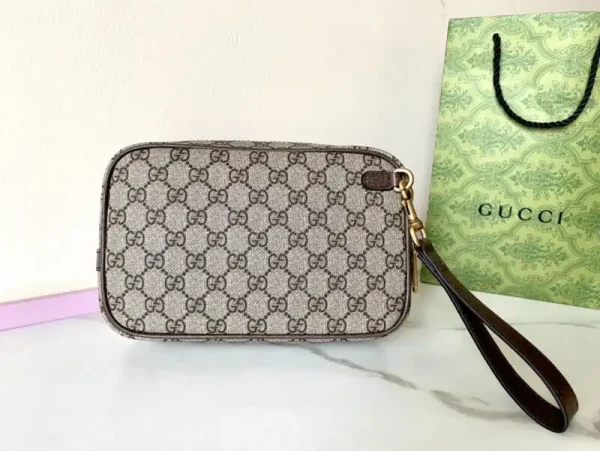 Gucci Ophidia  GG Clutch Beige - Image 8