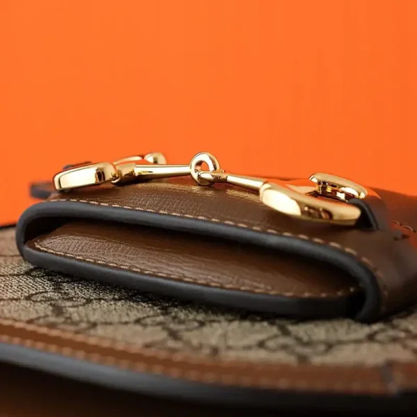 Gucci  Horsebit 1995  Semi-circular  Canvas - Image 11
