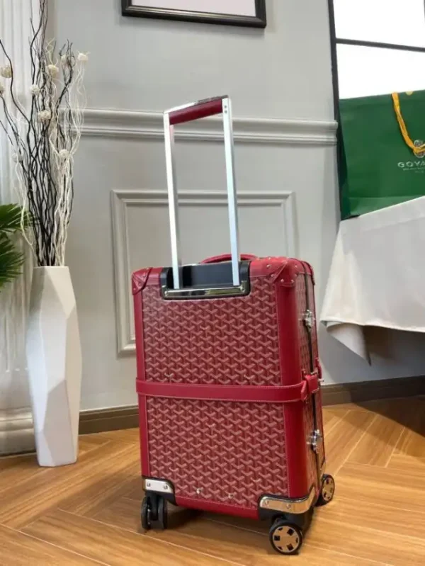 Goyard  Bourget Travel Suitcase Red - Image 6