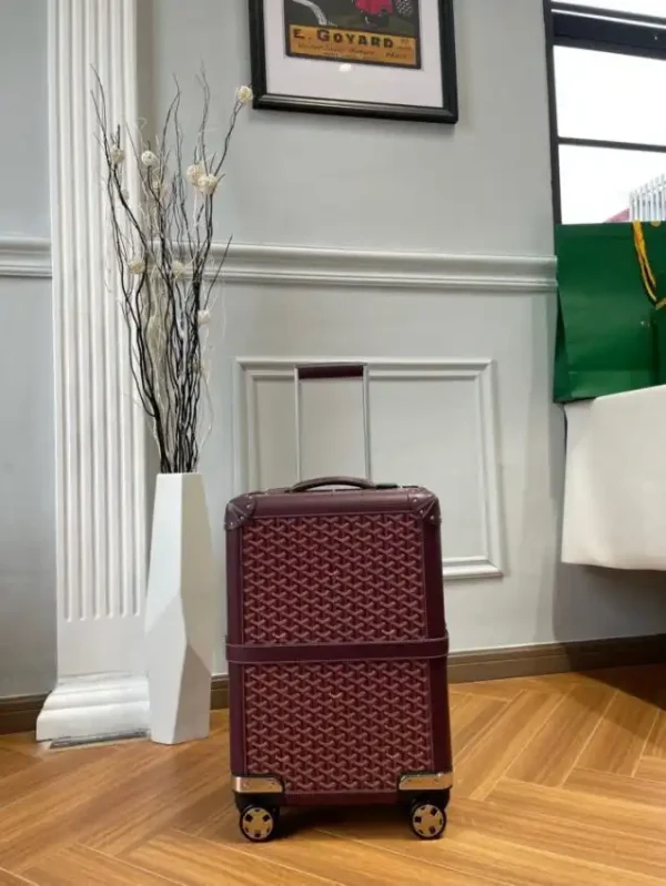 Goyard  Bourget Travel Suitcase Bordeaux - Image 5