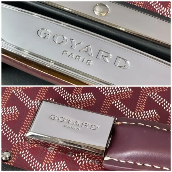 Goyard  Bourget Travel Suitcase Bordeaux - Image 6