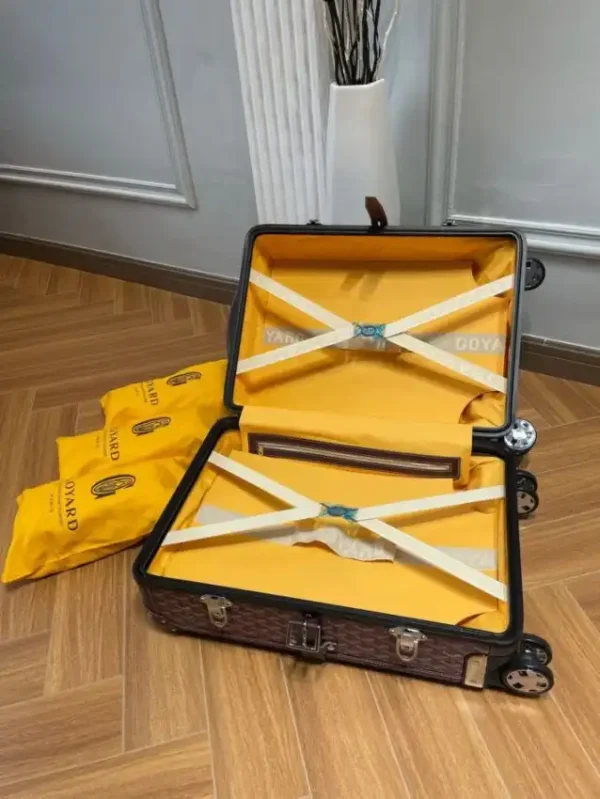 Goyard  Bourget Travel Suitcase Bordeaux - Image 8