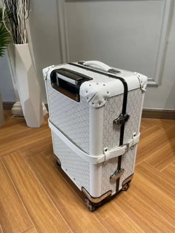 Goyard  Bourget Travel Suitcase White - Image 6