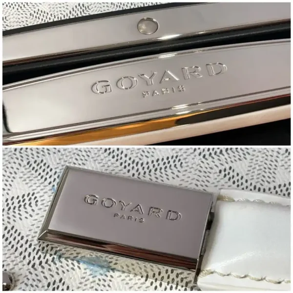 Goyard  Bourget Travel Suitcase White - Image 7