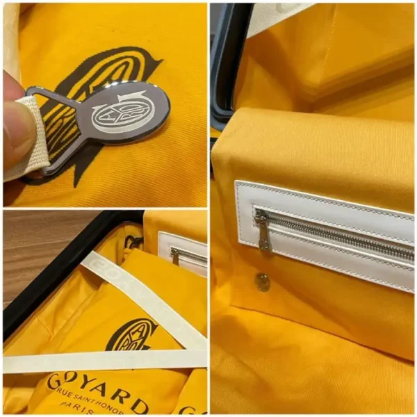 Goyard  Bourget Travel Suitcase White - Image 2