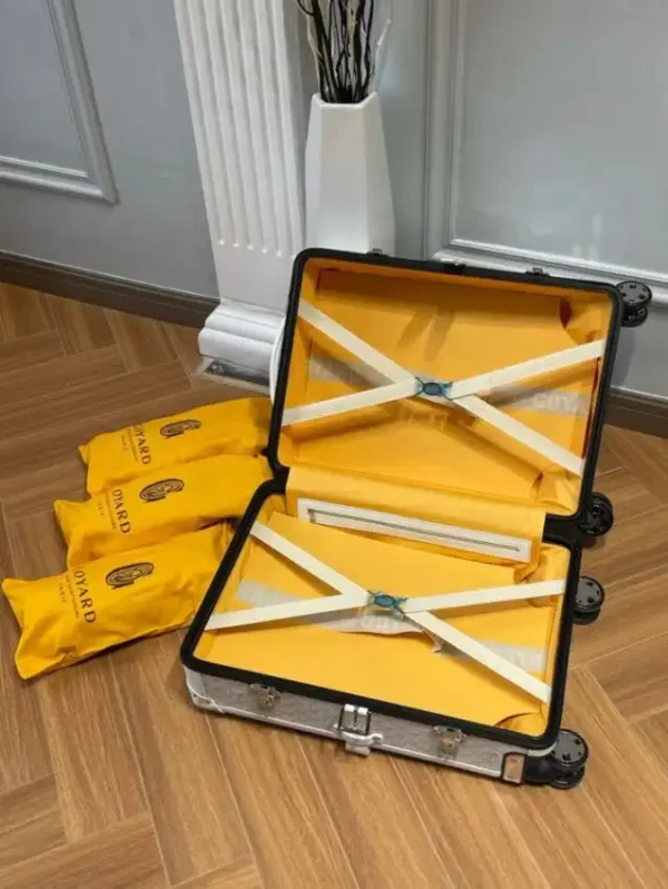 Goyard  Bourget Travel Suitcase White - Image 8