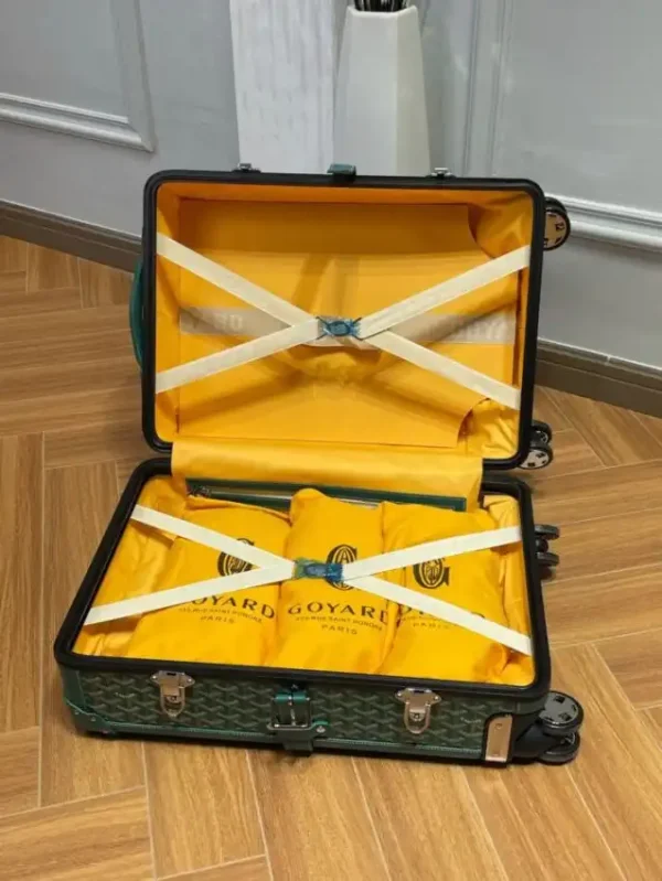 Goyard  Bourget Travel Suitcase Green - Image 4
