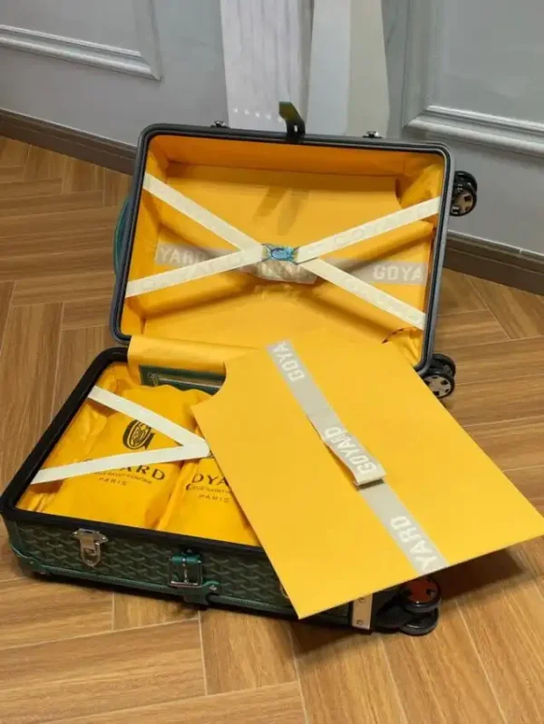 Goyard  Bourget Travel Suitcase Green - Image 6