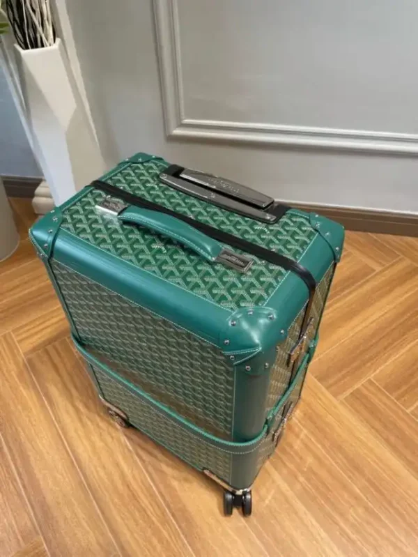 Goyard  Bourget Travel Suitcase Green - Image 7