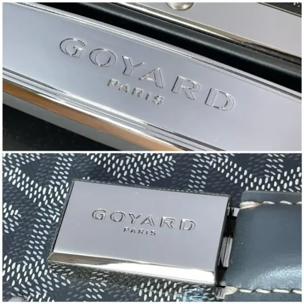 Goyard  Bourget Travel Suitcase Grey - Image 3