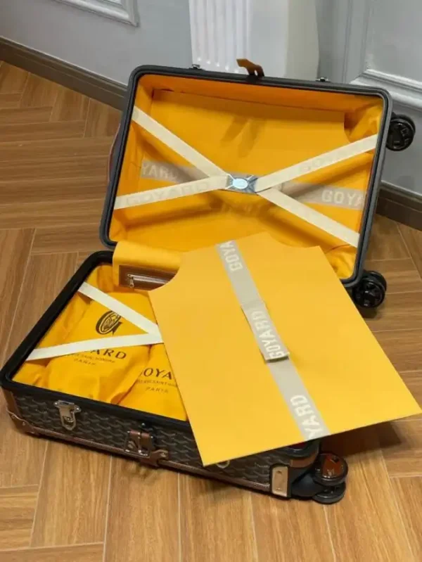 Goyard  Bourget Travel Suitcase Brown - Image 6