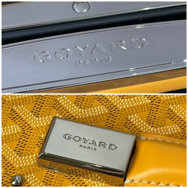 Goyard  Bourget Travel Suitcase Yellow - Image 2