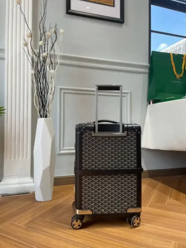Goyard  Bourget Travel Suitcase Black