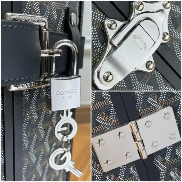 Goyard  Bourget Travel Suitcase Black - Image 2