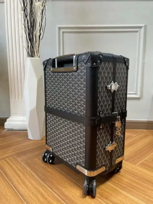 Goyard  Bourget Travel Suitcase Black - Image 3
